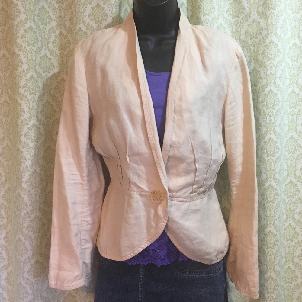 ✨HOST PICK✨ J. Jill linen blazer - Picture 1 of 9